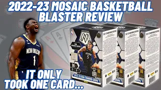 CASE HIT PULLED...BUT IS RETAIL STILL TRASH??? || 2022-23 Panini Mosaic Basketball Blaster Review