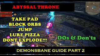 [Blade & Soul] Abyssal Throne/Hall of Epiphany DOs & Don'ts Guide video: HOW TO CLEAR STAGE 8!