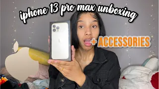 IPHONE 13 PRO MAX UNBOXING ! +accessories