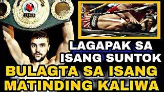 PARANG POSTE NA BUMAGSAK, BULAGTA SA NAPAKALAKAS NA KALIWA NG PINOY | NAKUHA ANG WORLD TITLE