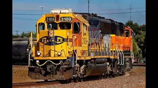 Trains at the Stockton Diamonds