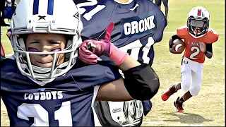 Internet STAR 'Baby Gronk' goes OFF !!! 7U Dallas Cowboys vs Frisco Hurricanes 🔥🎥