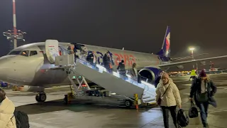 Полет на Boeing 737-800 а/к Smartavia по маршруту Самара(KUF)-Saint-Peterburg(LED).🔥