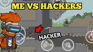 HACKERS VS GAMING PALACE IN MINI MILITIA !!