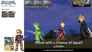 DFFOO GL (Cloudy with a Chance of Squall LUFENIA+) Rydia LD, Ramza BT+, Cloud BT+