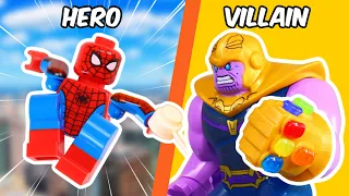 I built a LEGO SUPERHERO WORLD...