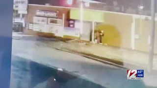 Surveillance video of one of five Pawtucket fires