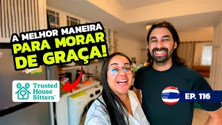 NOSSA ROTINA MORANDO DE GRAÇA NA TAILÂNDIA | #116