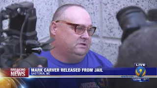 WATCH: Mark Carver has been released after a decade behind bars