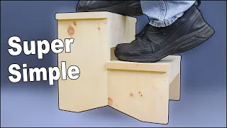 The 4S Step Stool : Woodworking for Beginners