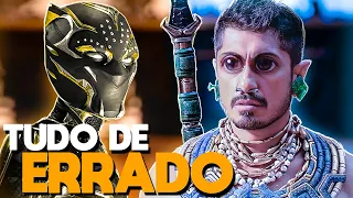 TUDO de ERRADO com PANTERA NEGRA: WAKANDA PARA SEMPRE