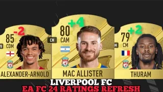 FIFA 24 | LIVERPOOL PLAYER RATINGS RATINGS IN EA FC 24 !👀😱 FT.VAN DIJK,SALAH,MAC ALLISTER..ETC