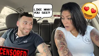 FLASHING My Girlfriend While She's DRIVING!! *She Passed Out*