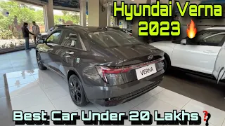 Hyundai Verna 2023- Best Car in 20Lakhs ? | Detailed Walkaround Review!