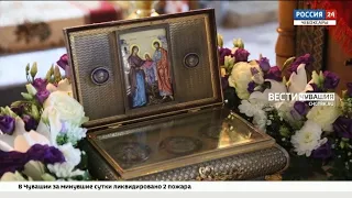 В Чебоксары прибыла часть Пояса Пресвятой Богородицы из Санкт-Петербурга