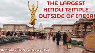 THE LARGEST HINDU TEMPLE OUTSIDE OF ASIA || BAPS SHRI SWAMINARAYAN MANDIR }MOST VISITED IN THE WORLD