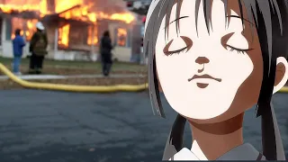 Hanako burns down a Restaurant (Asobi Asobase)