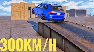 BMW #X7 #m50i  VS AGAINST WALL IN FLIGHT 💥300 KM/H | CRASH TEST #2 - #beamngdrive