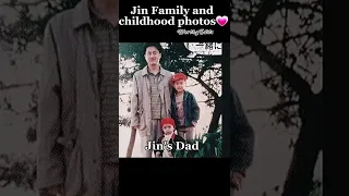 BTS-Jin family and childhood photos💗#shorts #bts #viral