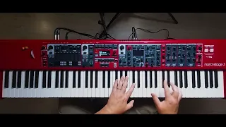 Nord Stage 3 Acoustic Electric Pianos and Layers sounds (No Talking)