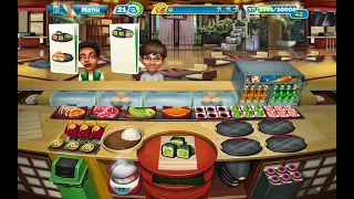 Cooking Fever : Sushi Restaurant : Level 38, 39 & 40 ( 3 Stars 🤩)