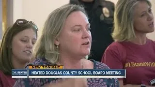 Douglas County School Board Meeting gets heated