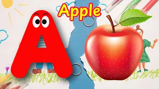 ABC Phonic Song - Toddler Learning Video Songs, A for Apple, Nursery Rhymes, Alphabet Song for kids