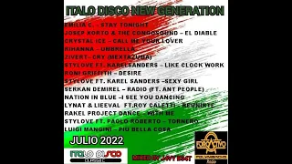 ITALO DISCO NEW GENERATION JULIO 2022