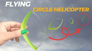 circle helicopter flying toy, paper circle toy, best paper circle helicopter, how make toys