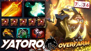 7.36 Yatoro Lifestealer Overfarm Boss - Dota 2 Pro Gameplay [Watch & Learn]