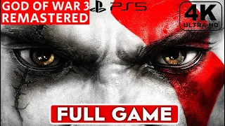 God of War 3 Remastered Full Gameplay Walkthrough Longplay 4K 60 FPS Ultra HD