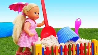 Barbie Baby Doll at the Playground. Barbie Videos for Kids