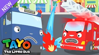 ¡Rojo contra Azul! | RESCUE TAYO | Tayo nuevo equipo de rescate Song | Tayo Español