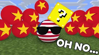 Countryballs School: Lucky Blocks (Minecraft Animation)