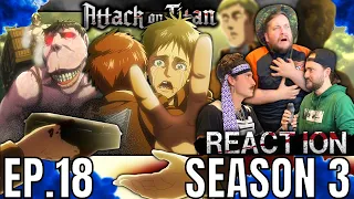 Attack On Titan REACTION!!!! | 3x18 | "Midnight Sun"