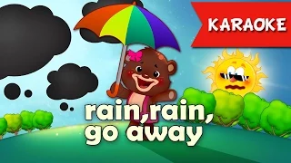 Rain rain go away [Karaoke] | Kids Songs | Nursery Rhyme With Lyrics Instrumental version