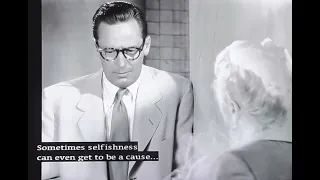 William Holden speaks on selfishness & fascism in “Born Yesterday” (1950)