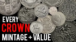 Every Crown Coin - Mintage + Value