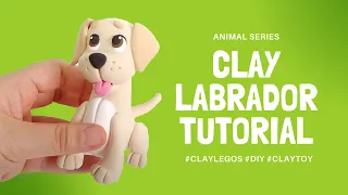 Modeling a Playful Yellow Labrador: Easy Clay Modeling Tutorial!