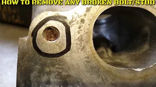 How to remove any broken bolt/stud