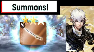 Dissidia Final Fantasy Opera Omnia: Alphinaud FFXIV Weapon Summon!