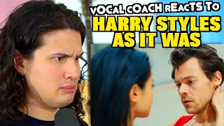 Vocal Coach Reacts to Harry Styles - As It Was (Official Video)