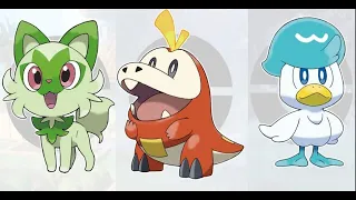 Pokemon Scarlet Starters Cutscene!