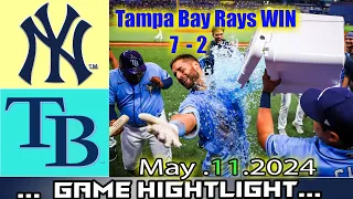 Tampa Bay Rays Vs. Yankees (05/11/24)FULL GAME HIGHLIGHTS | MLB Season 2024