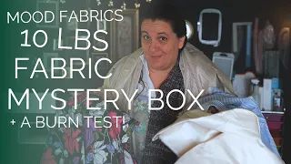 Lets Unbox Moods 10lbs Fabric Mystery Box + A  Burn Test