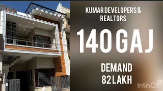 140 Gaj luxurious 4 Bhk double storey house 25*50 best home design for sale sector 125 sunny enclave