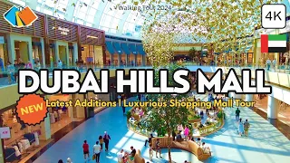 Dubai Hills Mall 🛍 Newest & Popular Luxury Shopping Destination in Dubai! | 4K Walking Tour 🇦🇪