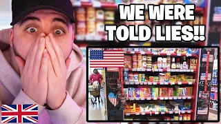 Brit Reacts to What other countries are told is "American"