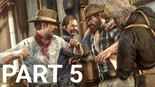 RED DEAD REDEMPTION 2 Walkthrough Gameplay Part 5 - SALOON BRAWL (RDR2)