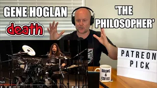 Drum Teacher Reacts: GENE HOGLAN | Death Track Playthrough 'The Philosopher' | (2020 Reaction)